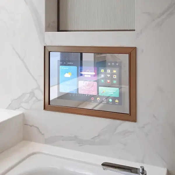 custom framed mirror TV