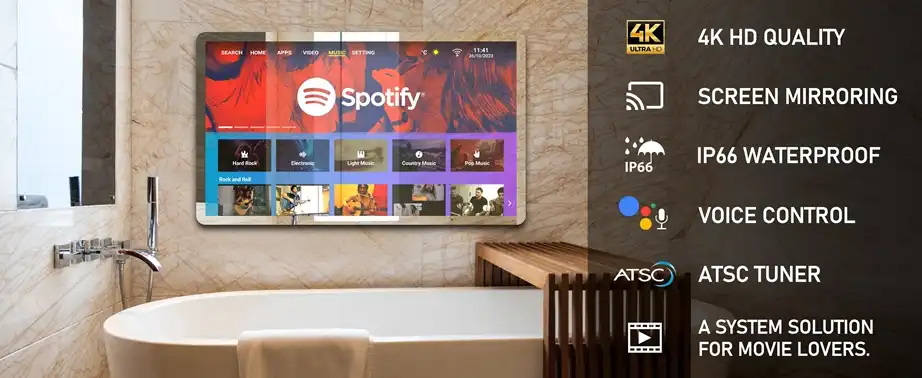  Bathroom Waterproof Lcd TV app