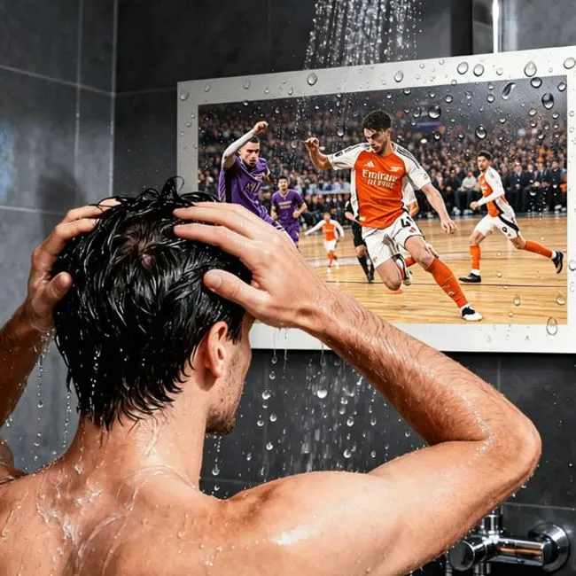 bathroom TV bathroom TV