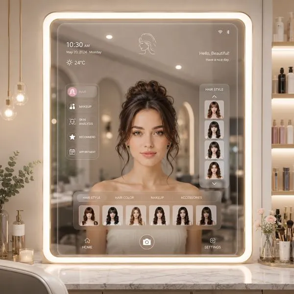 blog-600-600Smart Mirror for Luxury Beauty Salons