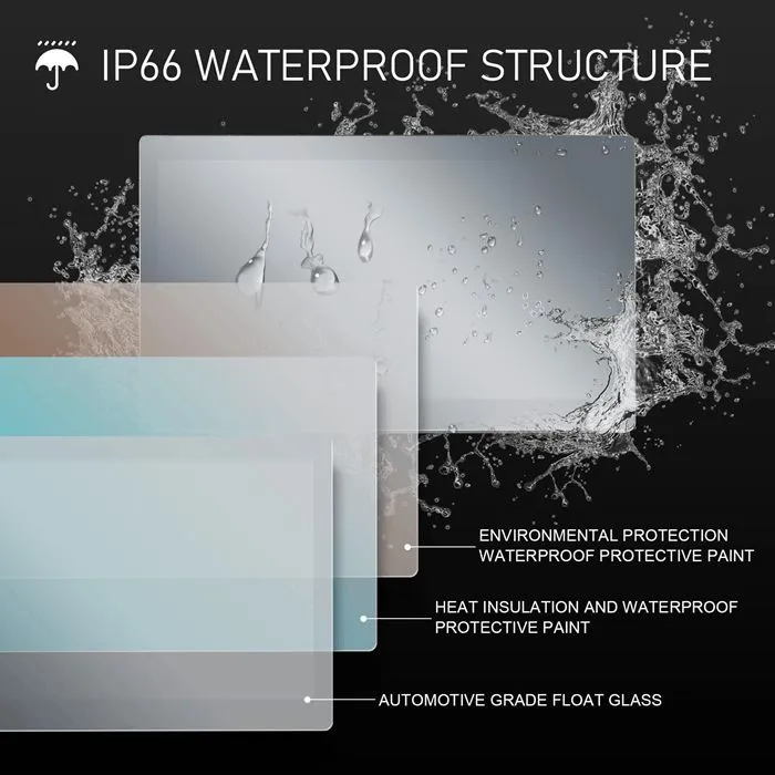 IP 65 smart mirror