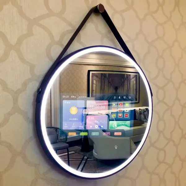 13.3 Inch Round LED Smart Bathroom Mirror
