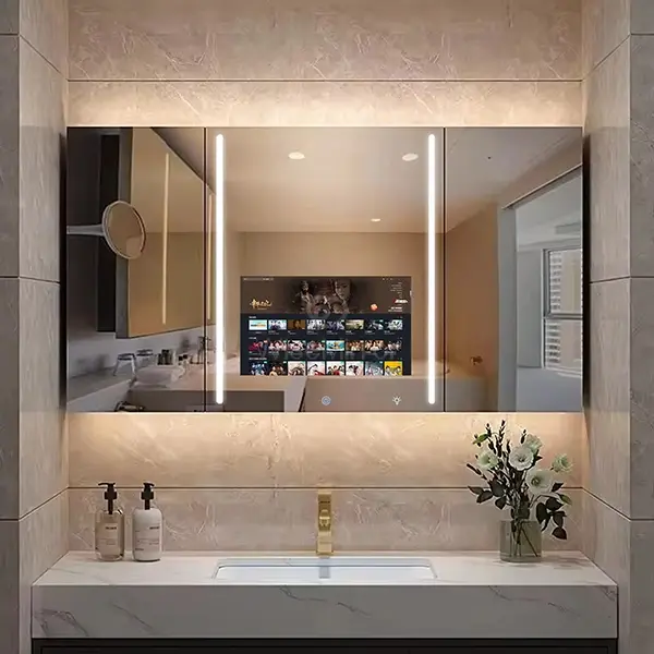 Smart Led Mirror Touch Screen Cabinet Smart Led Mirror Touch Screen Cabinet