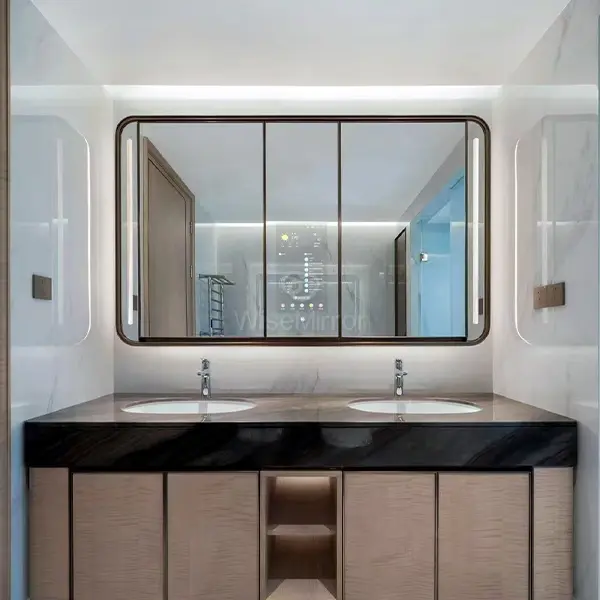 Smart Bathroom Mirror With Storage Smart Bathroom Mirror With Storage