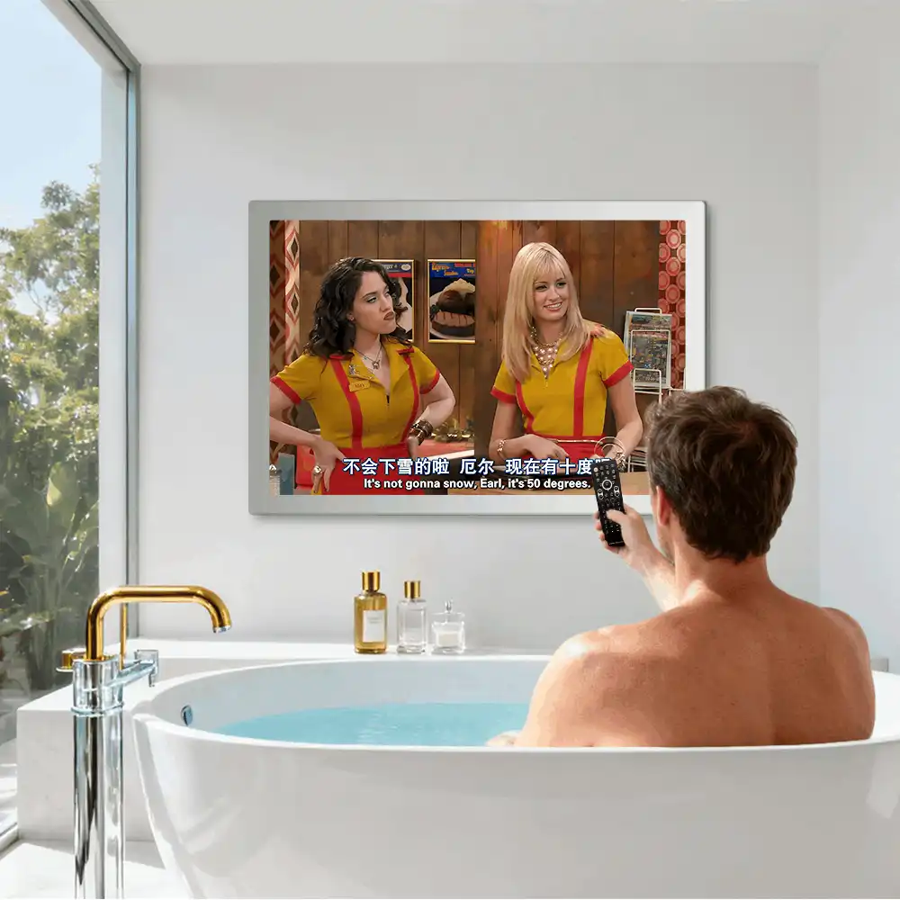 Mirror TV Display Ideas for Small Bathrooms