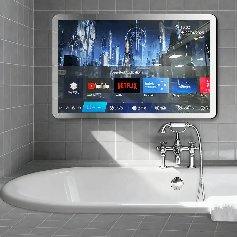 How to Install a Mirror TV Display in a Bathroom Wall?